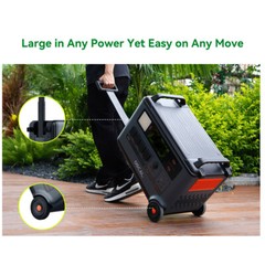 Blackview OSCAL Portable Power Station 6000W LiFePO4 Solar Generator 57600Wh Max