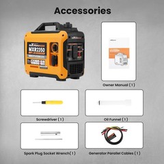 Quiet Operation Portable 2350W Inverter Generator for Camping & RV Living