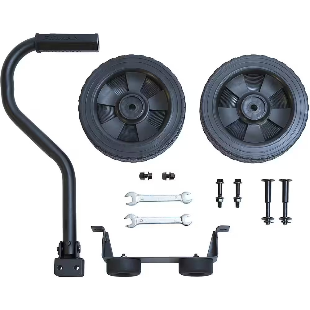 8 In. Never-Flat Wheel Kit and Handle for Portable Generator Free Ship NEW