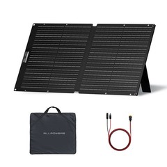 ALLPOWERS 2500W Portable Solar Generator Power Station 100W Foldable Solar Panel
