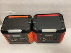 LOT OF 2 PAXCESS Portable Camping Generator 330W / AS IS