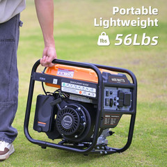 Oxseryn 4400-Watts Inverter Generator, Open Frame Generator Gas Powered, Emergen