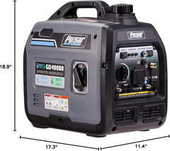 Pulsar Products GD400BN, 4000W Portable Super-Quiet Dual Fuel & Parallel Capabil
