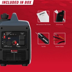 A-iPower SUA1500i 1500 Watt Portable Inverter Generator Gas Powered Quiet EPA