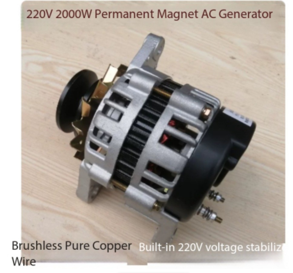 220V 800W 1300W 2000W AC Permanent Magnet Brushless High Power Generator