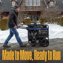 Westinghouse 18,000-W Portable Hybrid Tri-Fuel Gas Generator with Remote Start