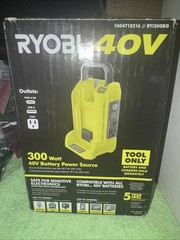 RYOBI 40V 300 Watt Portable Battery Inverter Power Source RYi300BG *BRAND NEW*
