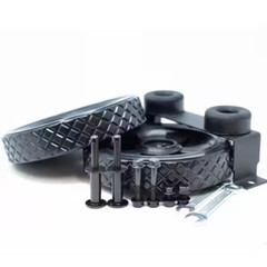 8 In. Never-Flat Wheel Kit And Handle For Portable Generator