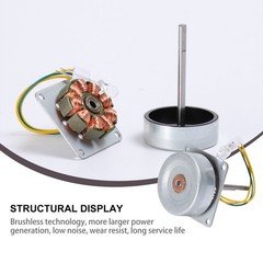 Low Power Miniature AC Three-phase Generator For Teaching Use