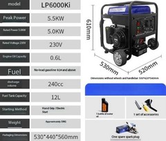 Portable Handheld Open-Frame Variable Frequency Gasoline Generator 220V/380V