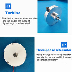 Turbine Generator Set High Pressure Steam Power Generation Small Outdoor 50-100W