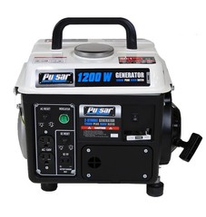 1200w Carrying Handle Pg1202sa Gaspowered Portable Generator 1200w Black/white