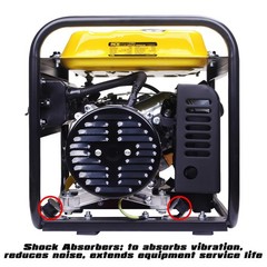 Aceup Energy 1500W Gas Powered Generator Portable Camping Ultralight 1200W Rated