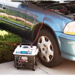 Pulsar 1200-Watt Quiet Portable Gas Powered Generator Home RV Camping Tailgating