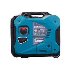 Konner Sohnen KS 6000iEHS CO Gas Inverter Generator + Free Jump Starter