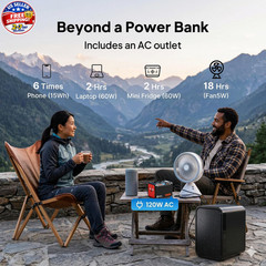 88.8Wh Portable Power Station Peak 120W Lithium Battery Small Generator Power Ba