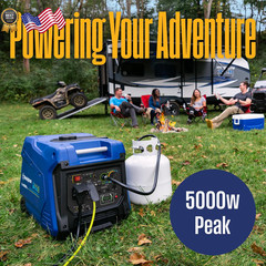 Westinghouse 5000 Peak Watt Super Quiet Dual Fuel Portable Inverter Generator