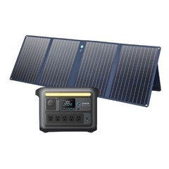 Anker SOLIX C800X 768Wh Solar Generator 100W Solar Panel Camping