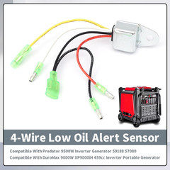 Low Oil Alert Sensor with 4-Wires Compatible with Predator 9500W Inverter Genera
