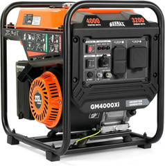 4000W Portable Open Frame Inverter Generator, 223Cc Engine, with 30A RV Outlet,