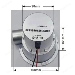 Water Turbine Type Small Hydro Generator DC Permanent Magnet Brushless
