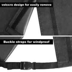 Outdoor Generator Covers Waterproof Heavy Duty 600D Oxford 38X30X28in, Black