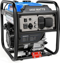Portable 4400W Gasoline Generator Open Frame, Recoil Start, Outdoor Camping Home