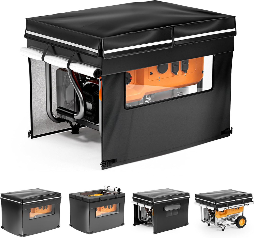 Heavy Duty Waterproof Generator Cover for 5,000-15,000 Watt Generators
