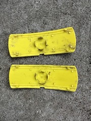 John Deere Js60 Walk Behind Lawn Mower Wheel Center Hubcaps Caps