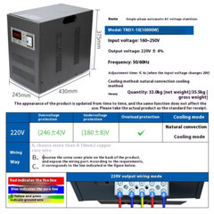 Voltage Regulator TND1 Household SVC Single-phase AC 220v High Power