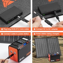 Solar Generator 120W Peak Portable Power SOLAR GENERATOR S81 WITH 21W SOLAR