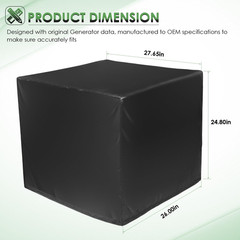 Outdoor Power Equipment Generator Cover for Portable Generators Up to 9500 Ra…
