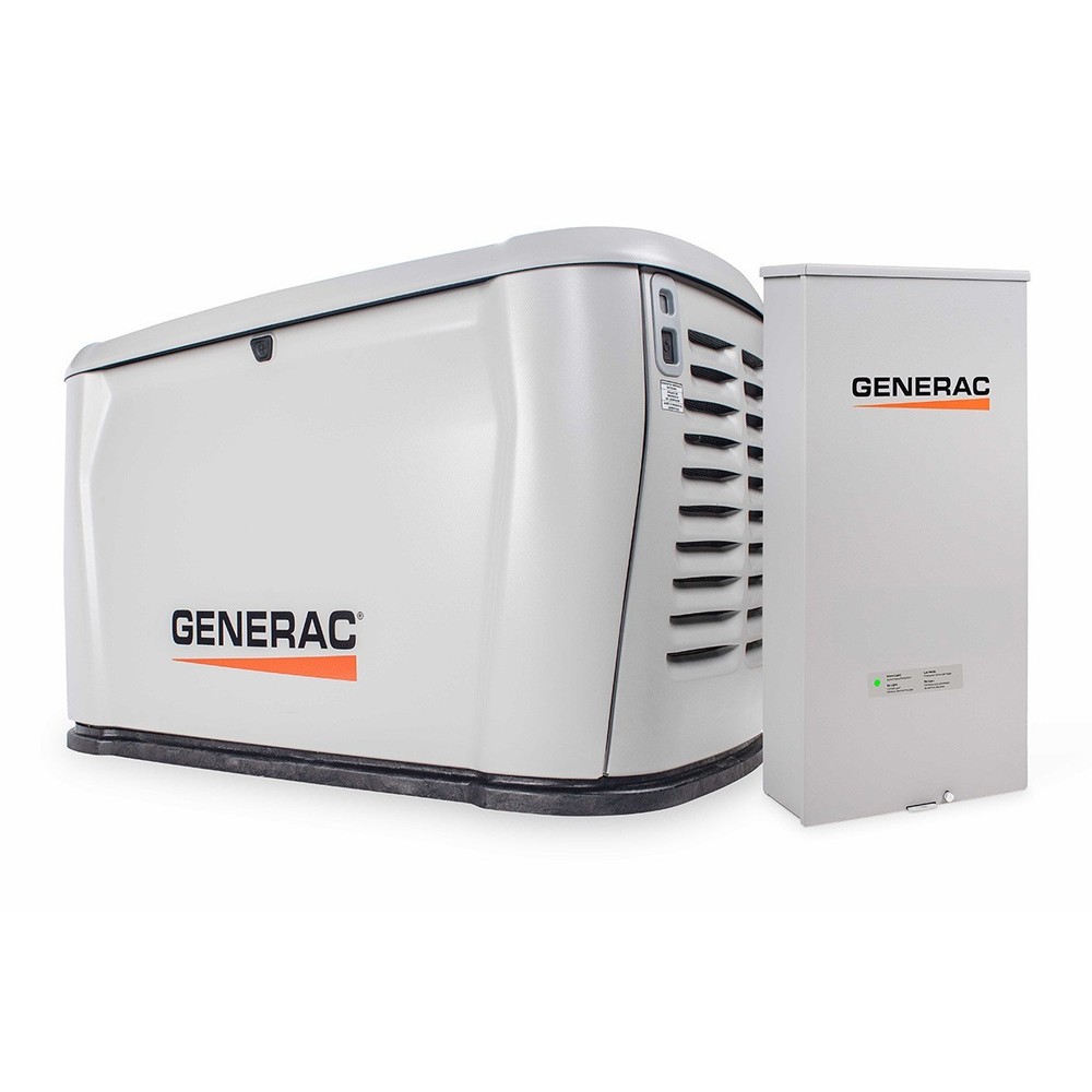 7325 – 22/21kW Air-Cooled Standby Generator, 200A Transfer Switch