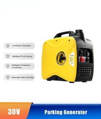 24V Parking Air Conditioner Automatic Gasoline Generator Remote Start DC Cargo