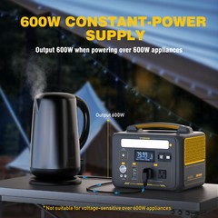 VTOMAN Jump 600X Portable Power Station 600W 299Wh LiFePO4 Battery Generator