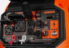 WEN 6800W Quiet Portable Dual Fuel Inverter Generator,Electric Start, CO Sensor