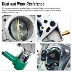 Carburetor Kit Fit for DuroMax XP13000DX XP13000X 18HP 500cc Dual Fuel