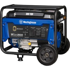 Westinghouse 4,650-W Quiet Portable RV Ready Gas Powered Generator w/ Wheel Kit