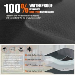 Joramoy Generator Cover While Running,Opened Double-layer 600D Portable Gener…