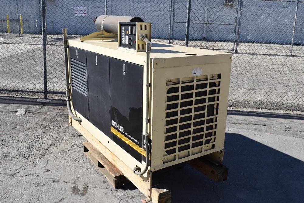 Kohler 50RZ72 Auto Standby 50kW Generator LP Propane GAS 460 FORD V-8 259 Hrs!