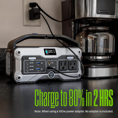 Igen400S 400 Watt, 183Wh Portable Power Station and Solar Generator with LED Dis