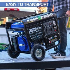 DuroMax XP12000EH 12,000-W Portable Hybrid Dual Fuel Generator w/ Electric Start