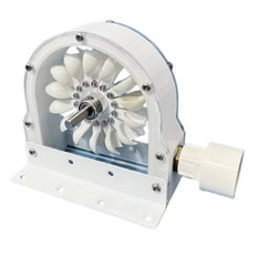 Wishcolor 100-300W 500-4000RPM Pelton Wheel Impulse Pelton Turbine with Adapter