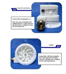 Small Portable Permanent Magnet Hydraulic Generator Turbine For Home Outdoor Use