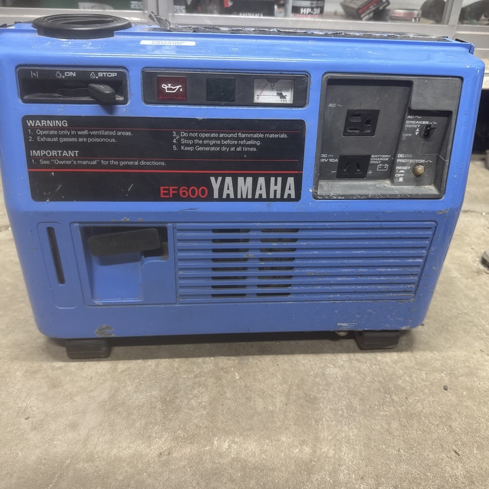 Yamaha Ef600 Generator 120V 60Hz EF 600 Running Free Shipping