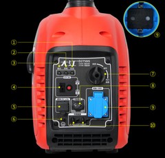 220V Household Small Gasoline Generator 2.5/3. 2KW Silent Frequency Inverter
