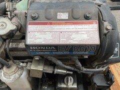 Lot of 2 Honda EV6010 6000W RV Generator Liquid-Cooled GX360 Engine *REPAIRS*