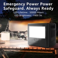 1000Wh Portable Power Station Solar Generator,Lithium Battery,Backup Power