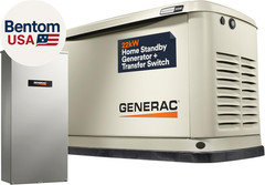 Guardian 22Kw Home Standby Generator with 200 Amp Transfer Switch – Automatic Wh