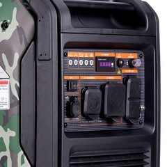 Portable Inverter Generator 5500W Max 5000 Watt Gas Electric Start w/ CO Alert